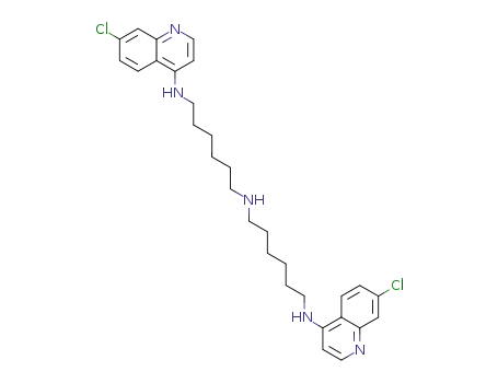 N1-(7-chloroquinolin-4-yl)-N6-(6-((7-chloroquinolin-4-yl)amino)hexyl)-hexane-1,6-diamine