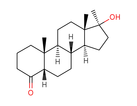 17β-dihydroxy-17α-methyl-5β-androstan-4-one