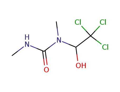 1-methyl-1-(1-hydroxy-2,2,2-trichloroethyl)-3-methyl urea