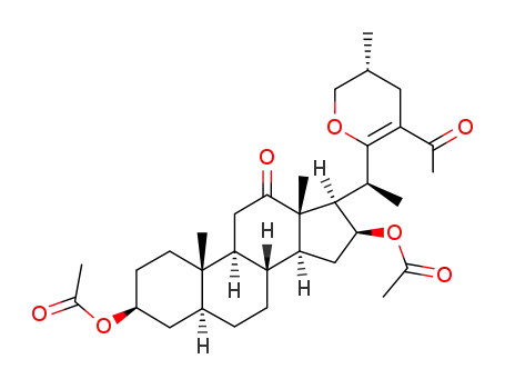 (25R)-23-acetyl-22,26-epoxy-12-oxo-5α-cholesta-22-ene-3β,16β-diyl diacetate