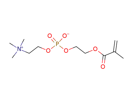Molecular Structure of 67881-98-5 (2-methacryloyloxyethyl phosphorylcholine)