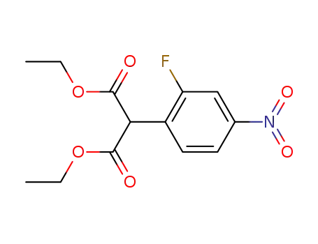 1,3-diethyl 2-(2-fluoro-4-nitrophenyl)propanedioate