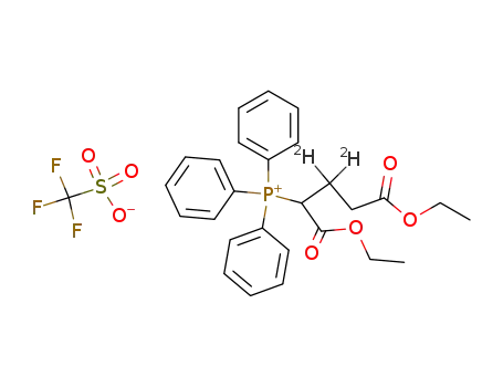 [1,3-bis(ethoxycarbonyl)[2,2-2H2]propyl]triphenylphosphonium triflate