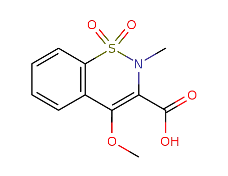 2-methyl-4-methoxy-2H-1,2-benzothiazine-3-carboxylic acid 1,1-dioxide