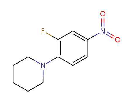 1-(2-fluoro-4-nitrophenyl)piperidine
