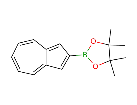 Molecular Structure of 457644-50-7 (1,3,2-Dioxaborolane, 2-(2-azulenyl)-4,4,5,5-tetramethyl-)