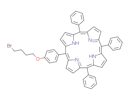 5-(4-(4-bromobutoxyl)phenyl)10,15,20-triphenyl porphyrin