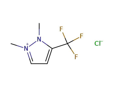 1,2-dimethyl-3-trifluoromethyl-2H-pyrazol-1-ium; chloride