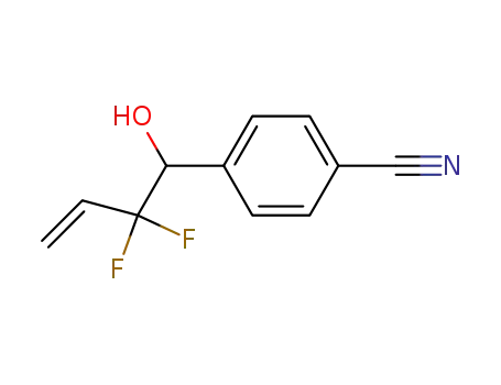 4-(2,2-difluoro-1-hydroxybut-3-en-1-yl)benzonitrile