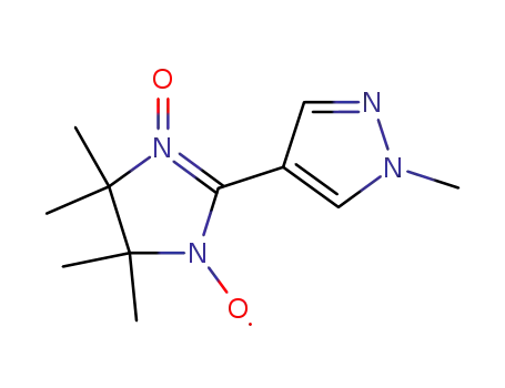 1-methyl-4-(4,4,5,5-tetramethyl-3-oxide-1-oxyl-4,5-dihydro-1-H-imidazol-2-yl)-1H-pyrazole