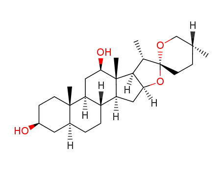 3β,12β-dihydroxy-(25R)-5α-spirostane