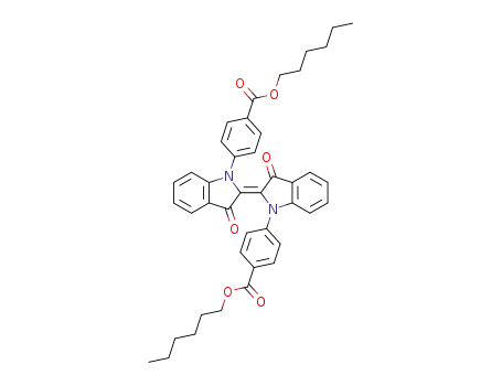N,N'-di(p-hexanoxycarbonylphenyl)indigo