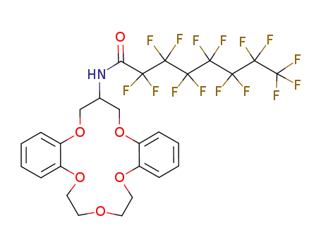 N-(sym-dibenzo-16-crown-5)-perfluorooctanoyl amide