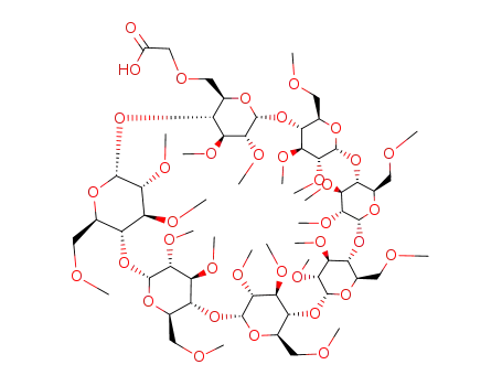 6I-O-carboxymethyl-2I-VII,3I-VII,6II-VII-eicosa-O-methyl-cyclomaltoheptaose