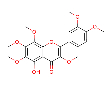 5-hydroxy-3,6,7,8,3',4'-hexamethoxyflavone
