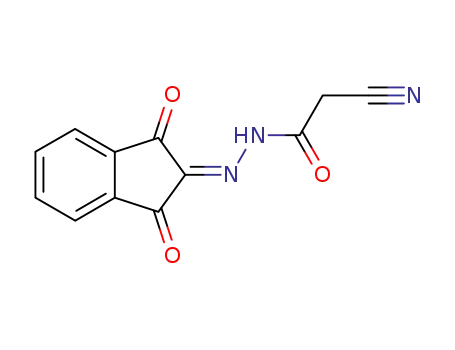 2-cyano-N'-(1,3-dioxo-1H-inden-2(3H)-ylidene)acetohydrazide