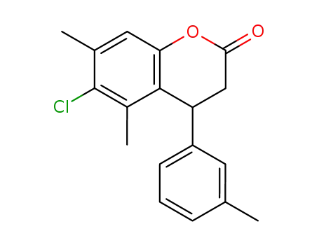 6-chloro-5,7-dimethyl-4-(m-tolyl)-3,4-dihydrochromen-2-one