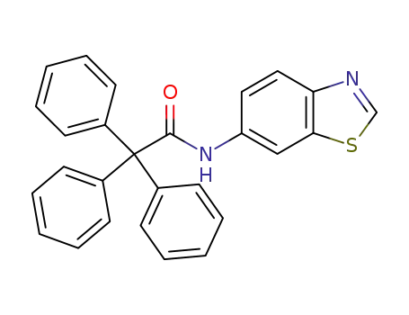 N-benzothiazol-6-yl-2,2,2-triphenyl-acetamide
