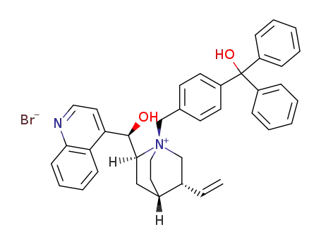 1-[4-{hydroxydiphenylmethyl}benzyl]cinchonidinium bromide