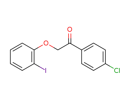 1-(4-chlorophenyl)-2-(2-iodophenoxy)ethan-1-one