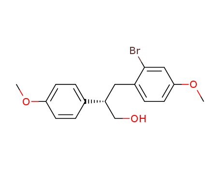 (S)-3-(2-Bromo-4-methoxyphenyl)-2-(4-methoxyphenyl)propan-1-ol