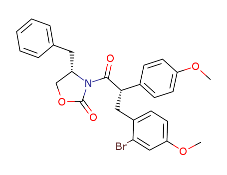 (S)-4-Benzyl-3-[(S)-3-(2-bromo-4-methoxyphenyl)-2-(4-methoxyphenyl)propanoyl]-2-oxazolidinone
