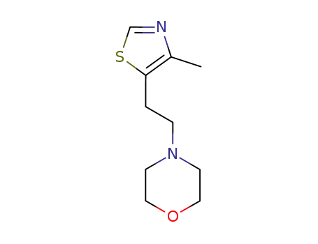 Molecular Structure of 36958-88-0 (Morpholine, 4-[2-(4-methyl-5-thiazolyl)ethyl]-)
