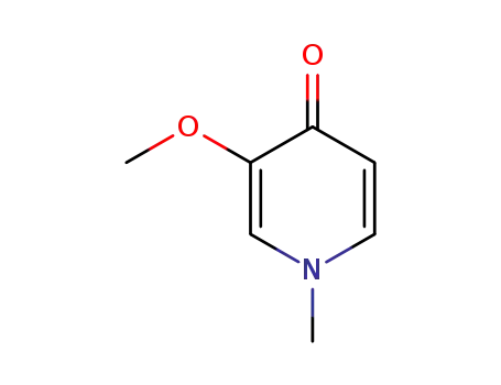 Molecular Structure of 50700-62-4 (4(1H)-Pyridinone, 3-methoxy-1-methyl-)
