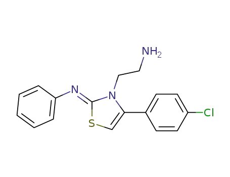 N-[3-(2-aminoethyl)-4-(4-chlorophenyl)-1,3-thiazol-2(3H)-ylidene]aniline