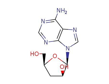 adenine,9-(2-hydroxy-2,3-dideoxy-β-D-threo-pentofuranosyl)-