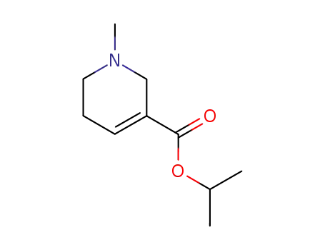 Molecular Structure of 10558-56-2 (propan-2-yl 1-methyl-1,2,5,6-tetrahydropyridine-3-carboxylate)