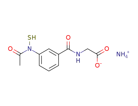 N-[3-(mercaptoacetylamino)benzoyl]glycine ammonium salt