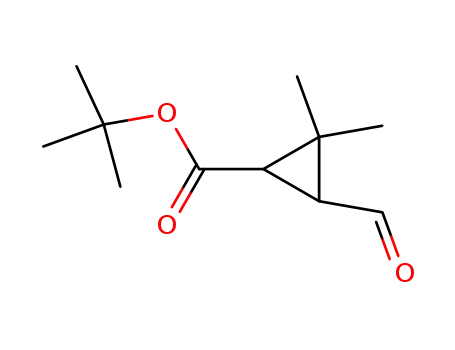 tert-butyl (+/-)-trans-2,2-dimethyl-3-formylcyclopropanecarboxylate