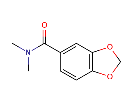 Molecular Structure of 15777-88-5 (1,3-Benzodioxole-5-carboxamide, N,N-dimethyl-)