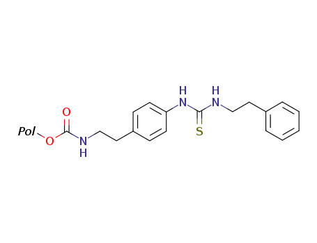 4-{[(phenylethylamino)carbothioyl]amino}-phenylethyl carbamate Wang resin