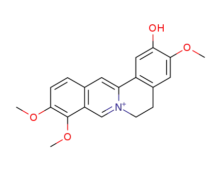 Molecular Structure of 3621-36-1 (columbamine)