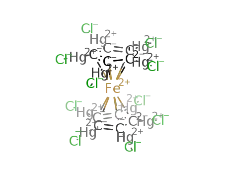 decakis(chloridomercury(II))ferrocene