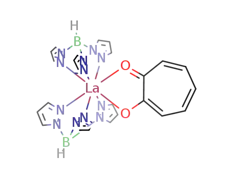 La(hydrotrispyrazol-1-ylborate)2(tropolonate)