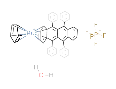 {CpRu(η6-5,6,11,12-tetraphenylnaphthacene)}PF6*H2O