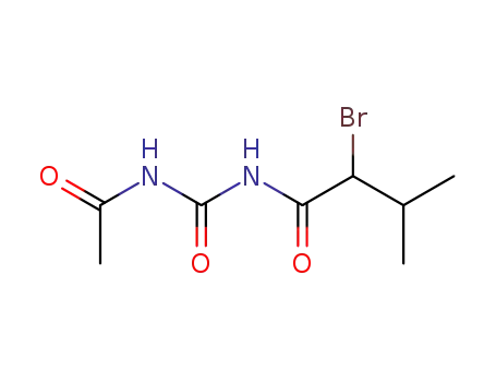 N-acetyl-N'-(2-bromo-isovaleryl)-urea