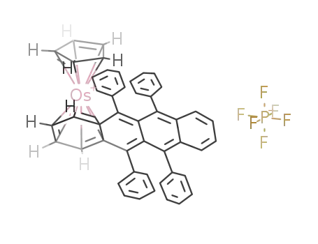 [(η(5)-cyclopentadienyl)Os(η(6)-rubrene)]PF6