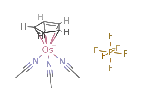 [(η(5)-cyclopentadienyl)Os(acetonitrile)3]PF6