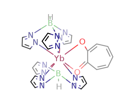bis(hydrotris(pyrazol-1-yl)borato)tropolonatoytterbium(III)