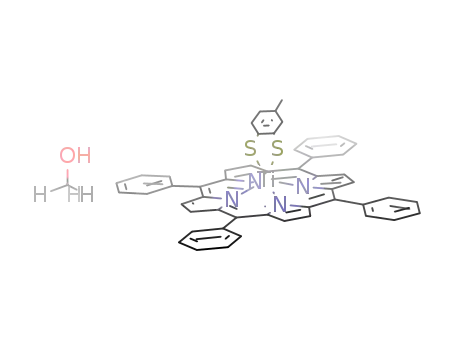 (3,4-toluenedithiolato)(tetraphenylporphyrinato)titanium(IV) CH3OH