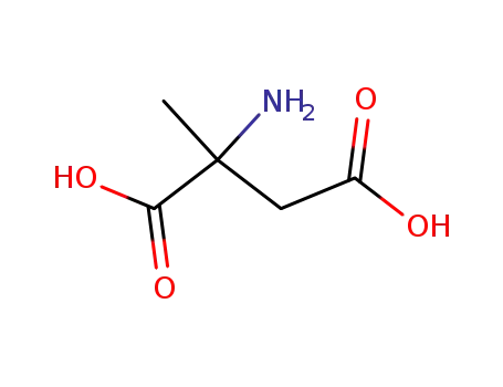 Molecular Structure of 2792-66-7 (2-AMINO-2-METHYLSUCCINIC ACID)