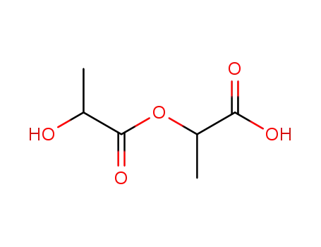 Molecular Structure of 617-57-2 (2-(2-hydroxy-1-oxopropoxy)propionic acid)