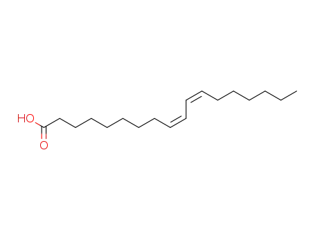 Molecular Structure of 544-70-7 ((9Z,11Z)-octadeca-9,11-dienoic acid)