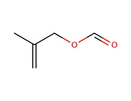 Molecular Structure of 820-57-5 (2-Propen-1-ol, 2-methyl-, formate)
