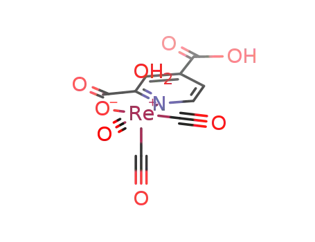 fac-[Re(CO)3(2,4-pyridinedicarboxylate(1-))(H2O)]