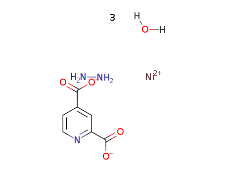 [Ni(pyridine-2,4-dicarboxylic acid-2H)(hydrazine)]*3H2O